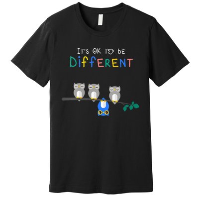 Autism Awareness It's ok to be Different Autism Awareness Premium T-Shirt