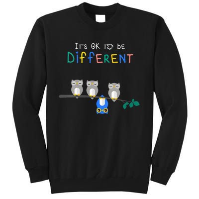 Autism Awareness It's ok to be Different Autism Awareness Tall Sweatshirt