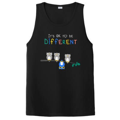 Autism Awareness It's ok to be Different Autism Awareness PosiCharge Competitor Tank