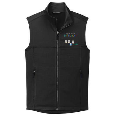 Autism Awareness It's ok to be Different Autism Awareness Collective Smooth Fleece Vest