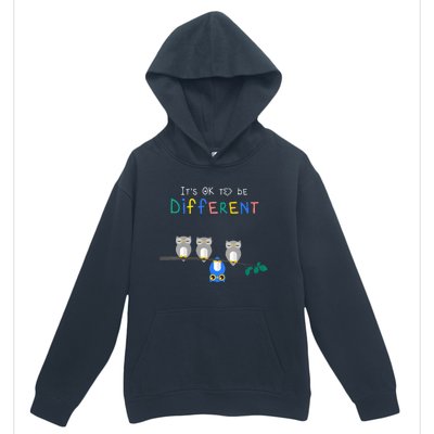 Autism Awareness It's ok to be Different Autism Awareness Urban Pullover Hoodie