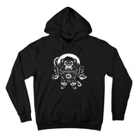 Ape Astronaut In Space 10th Planet Austin Jiu Jitsu Hoodie