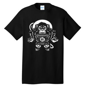 Ape Astronaut In Space 10th Planet Austin Jiu Jitsu Tall T-Shirt