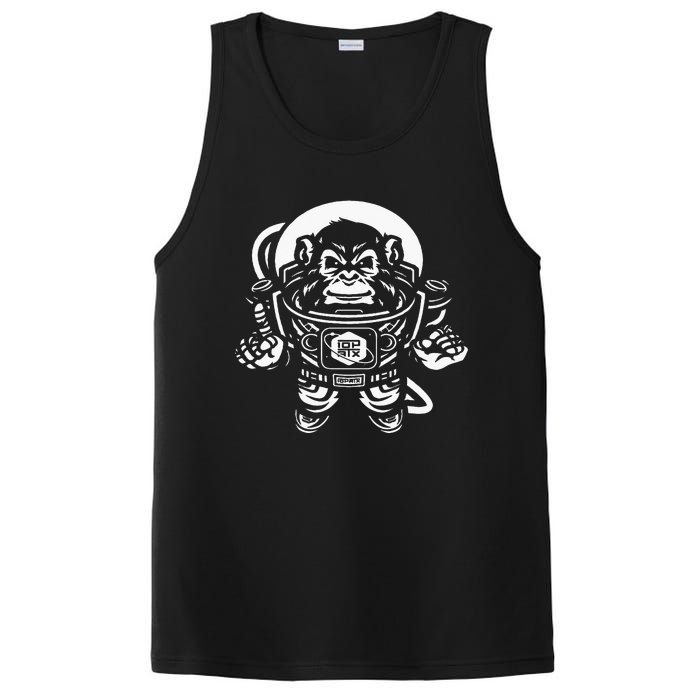 Ape Astronaut In Space 10th Planet Austin Jiu Jitsu PosiCharge Competitor Tank