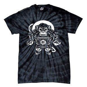 Ape Astronaut In Space 10th Planet Austin Jiu Jitsu Tie-Dye T-Shirt