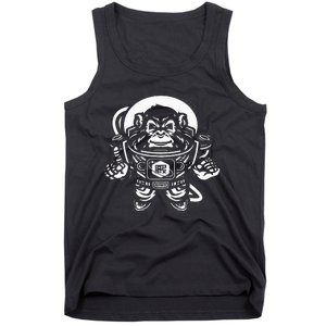 Ape Astronaut In Space 10th Planet Austin Jiu Jitsu Tank Top