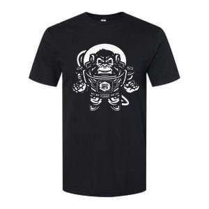 Ape Astronaut In Space 10th Planet Austin Jiu Jitsu Softstyle CVC T-Shirt