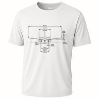 Airbus A320 Jet Airplane Schematic Aviation Pilot Gift Idea Cooling Performance Crew T-Shirt