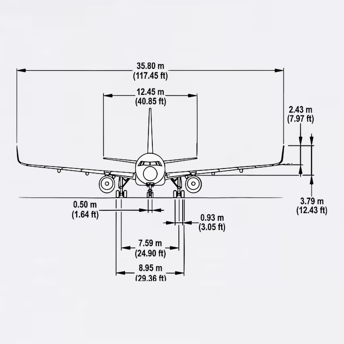 Airbus A320 Jet Airplane Schematic Aviation Pilot Gift Idea Sustainable Bucket Hat