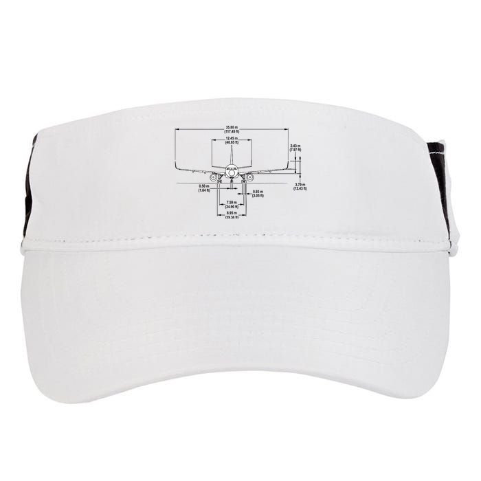 Airbus A320 Jet Airplane Schematic Aviation Pilot Gift Idea Adult Drive Performance Visor