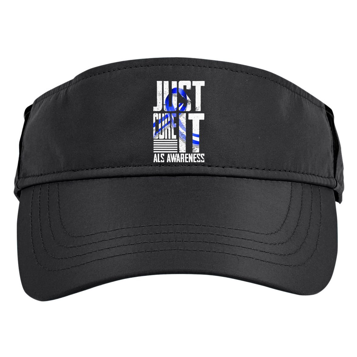 ALS Awareness Just Cure ALS funny support Adult Drive Performance Visor