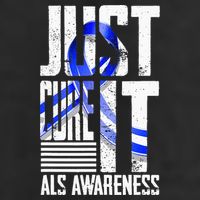 ALS Awareness Just Cure ALS funny support Adult Drive Performance Visor