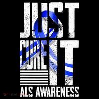ALS Awareness Just Cure ALS funny support Mesh Reversible Basketball Jersey Tank