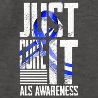 ALS Awareness Just Cure ALS funny support Vector Backpack