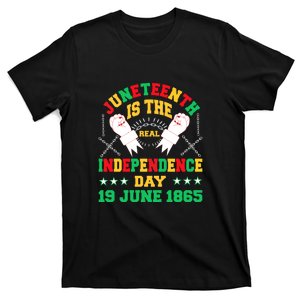 Afro America Juneteenth Is The Real Independence Day 19 June 1865 Gift T-Shirt