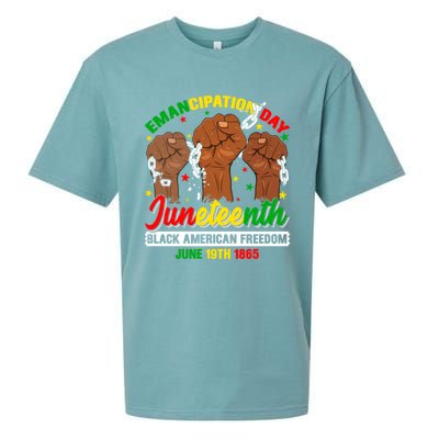 African American Juneteenth Freedom Black History June 19 Great Gift Sueded Cloud Jersey T-Shirt