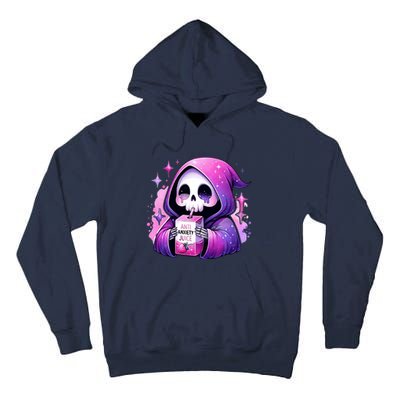 Anti Anxiety Juice Anxious Grim Reaper Halloween Tall Hoodie