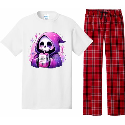 Anti Anxiety Juice Anxious Grim Reaper Halloween Pajama Set