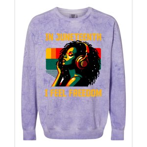 African American June 19th 1865 Colorblast Crewneck Sweatshirt