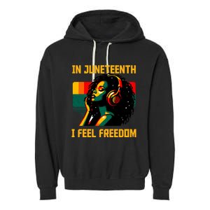 African American June 19th 1865 Garment-Dyed Fleece Hoodie