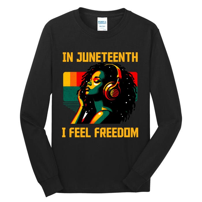 African American June 19th 1865 Tall Long Sleeve T-Shirt