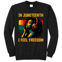 African American June 19th 1865 Tall Sweatshirt