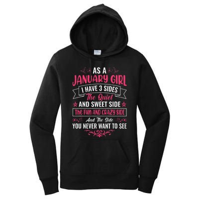 As an January Women's Pullover Hoodie