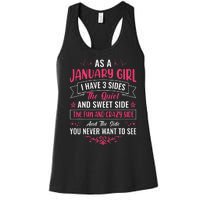 As an January Women's Racerback Tank