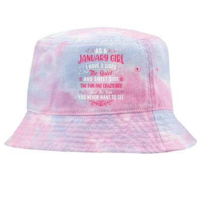 As an January Tie-Dyed Bucket Hat