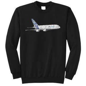 Airbus A380 Jet Airplane Airline Aviation Pilot Sweatshirt