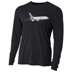 Airbus A380 Jet Airplane Airline Aviation Pilot Cooling Performance Long Sleeve Crew