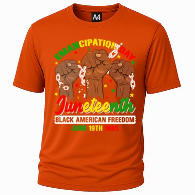 African American Juneteenth Freedom Black History June 19 Great Gift Cooling Performance Crew T-Shirt