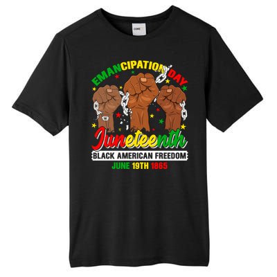 African American Juneteenth Freedom Black History June 19 Great Gift Tall Fusion ChromaSoft Performance T-Shirt