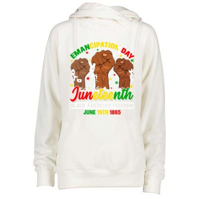 African American Juneteenth Freedom Black History June 19 Great Gift Womens Funnel Neck Pullover Hood