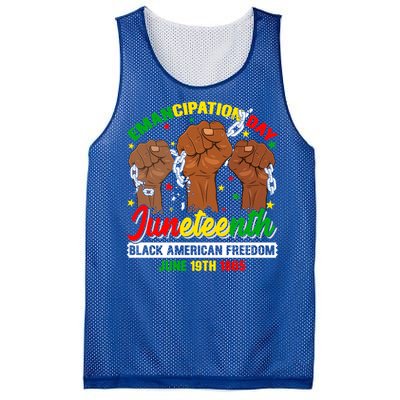 African American Juneteenth Freedom Black History June 19 Great Gift Mesh Reversible Basketball Jersey Tank