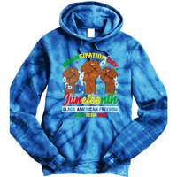 African American Juneteenth Freedom Black History June 19 Great Gift Tie Dye Hoodie