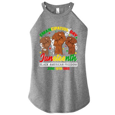 African American Juneteenth Freedom Black History June 19 Great Gift Women’s Perfect Tri Rocker Tank