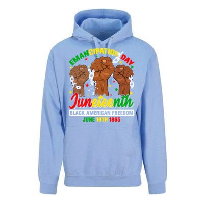 African American Juneteenth Freedom Black History June 19 Great Gift Unisex Surf Hoodie