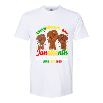 African American Juneteenth Freedom Black History June 19 Great Gift Softstyle CVC T-Shirt