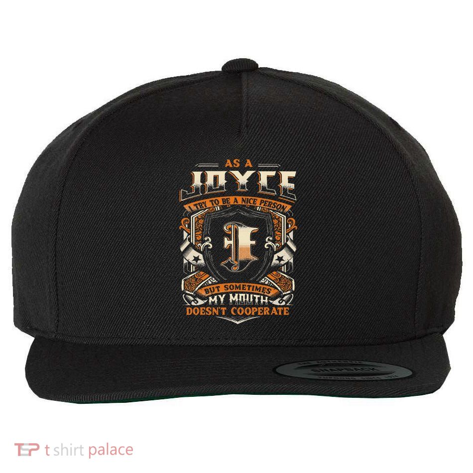 As A Joyce I Try To Te A Good Person Wool Snapback Cap