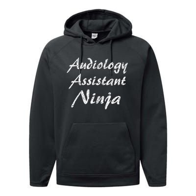 Audiology Assistant Job Occupation Work Title Performance Fleece Hoodie