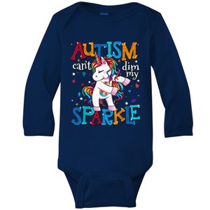 Autism Awareness kid Unicorn Shirt For Autism Mom girl Baby Long Sleeve Bodysuit