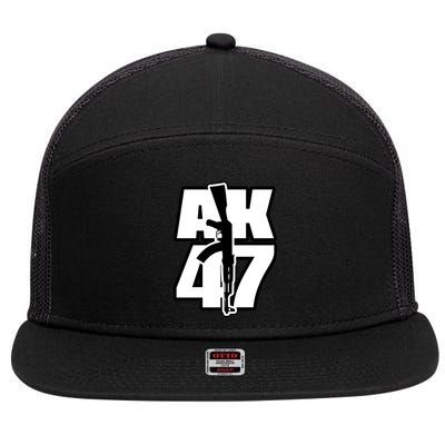 AK47 7 Panel Mesh Trucker Snapback Hat