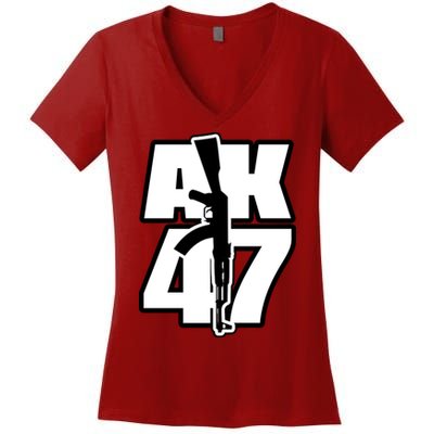 AK47 Women's V-Neck T-Shirt