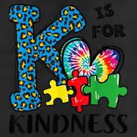 Autism Awareness K Is For Kindness Puzzle Piece Be Kind Adult Drive Performance Visor