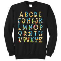 Alphabet ABC Kindergarten Teacher Summer Beach End Of School Sweatshirt