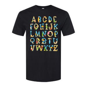 Alphabet ABC Kindergarten Teacher Summer Beach End Of School Softstyle CVC T-Shirt