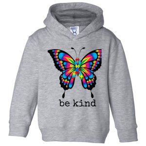 Autism Awareness Kindness Butterfly Be Kind Teacher Wo Toddler Hoodie