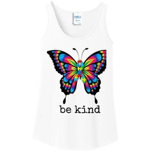 Autism Awareness Kindness Butterfly Be Kind Teacher Wo Ladies Essential Tank