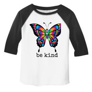 Autism Awareness Kindness Butterfly Be Kind Teacher Wo Toddler Fine Jersey T-Shirt